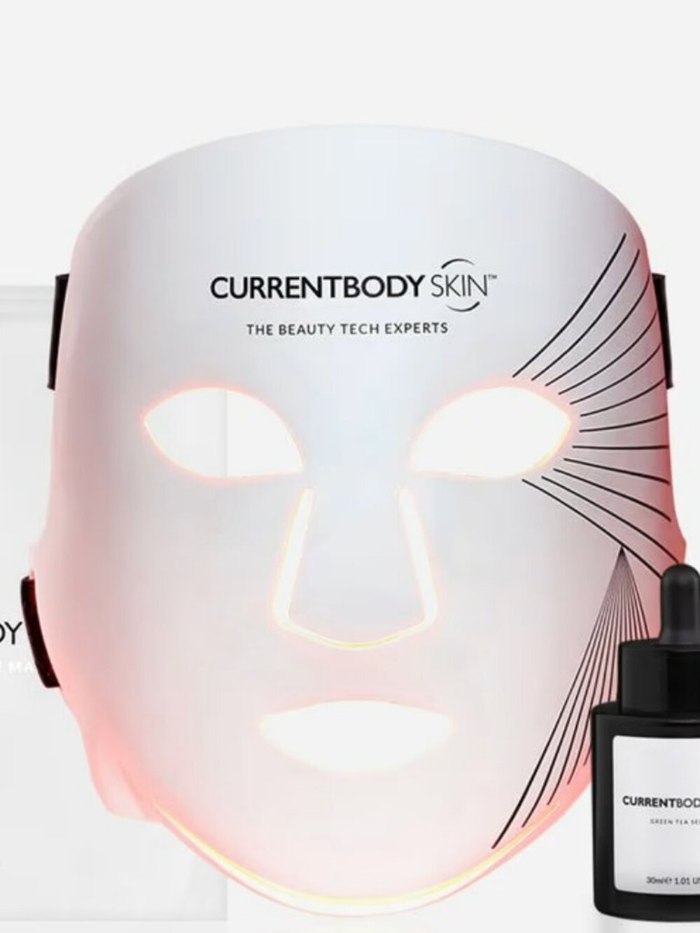CurrentBody LED Red Light Therapy Face Mask: Series 2
